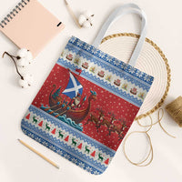Scotland Viking Santa Christmas Tote Bag Funny Reindeer Norse Xmas - Wonder Print Shop