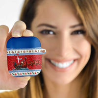 Denmark Viking Santa Christmas AirPods Case Funny Reindeer Norse Xmas - Wonder Print Shop