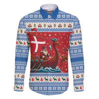 Denmark Viking Santa Christmas Family Matching Puletasi and Hawaiian Shirt Funny Reindeer Norse Xmas - Wonder Print Shop