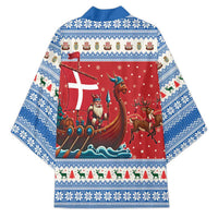 Denmark Viking Santa Christmas Kimono Funny Reindeer Norse Xmas - Wonder Print Shop
