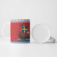 Sweden Viking Santa Christmas Ceramic Mug Funny Reindeer Norse Xmas - Wonder Print Shop