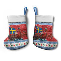 Sweden Viking Santa Christmas Stocking Funny Reindeer Norse Xmas - Wonder Print Shop