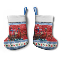 Norway Viking Santa Christmas Stocking Funny Reindeer Norse Xmas - Wonder Print Shop