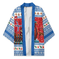 Norway Viking Santa Christmas Kimono Funny Reindeer Norse Xmas - Wonder Print Shop