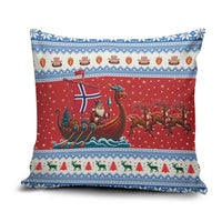 Norway Viking Santa Christmas Pillow Cover Funny Reindeer Norse Xmas - Wonder Print Shop