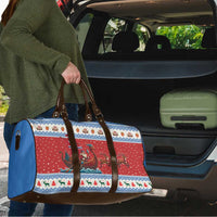 Norway Viking Santa Christmas Travel Bag Funny Reindeer Norse Xmas - Wonder Print Shop