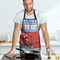 Greenland Viking Santa Christmas Apron Funny Reindeer Norse Xmas - Wonder Print Shop
