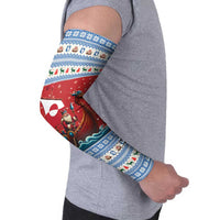 Greenland Viking Santa Christmas Arm Sleeves Funny Reindeer Norse Xmas - Wonder Print Shop