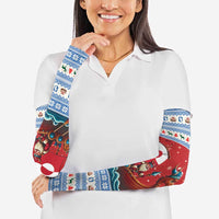 Greenland Viking Santa Christmas Arm Sleeves Funny Reindeer Norse Xmas - Wonder Print Shop