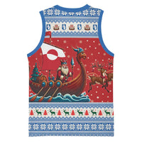 Greenland Viking Santa Christmas Basketball Jersey Funny Reindeer Norse Xmas - Wonder Print Shop