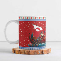 Greenland Viking Santa Christmas Ceramic Mug Funny Reindeer Norse Xmas - Wonder Print Shop