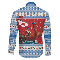 Greenland Viking Santa Christmas Family Matching Mermaid Dress and Hawaiian Shirt Funny Reindeer Norse Xmas - Wonder Print Shop
