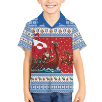 Greenland Viking Santa Christmas Family Matching Summer Maxi Dress and Hawaiian Shirt Funny Reindeer Norse Xmas - Wonder Print Shop