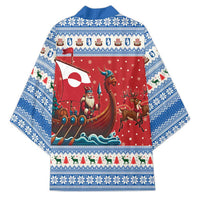 Greenland Viking Santa Christmas Kimono Funny Reindeer Norse Xmas - Wonder Print Shop