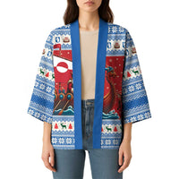 Greenland Viking Santa Christmas Kimono Funny Reindeer Norse Xmas - Wonder Print Shop