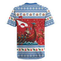 Greenland Viking Santa Christmas Rugby Jersey Funny Reindeer Norse Xmas - Wonder Print Shop