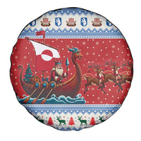 Greenland Viking Santa Christmas Spare Tire Cover Funny Reindeer Norse Xmas - Wonder Print Shop
