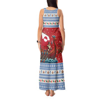 Greenland Viking Santa Christmas Tank Maxi Dress Funny Reindeer Norse Xmas - Wonder Print Shop