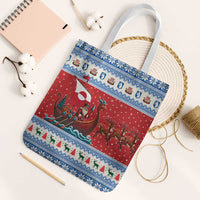 Greenland Viking Santa Christmas Tote Bag Funny Reindeer Norse Xmas - Wonder Print Shop