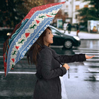 Greenland Viking Santa Christmas Umbrella Funny Reindeer Norse Xmas - Wonder Print Shop