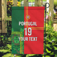 Custom Portugal Football Garden Flag Coat of Arms Line Art Style - Wonder Print Shop