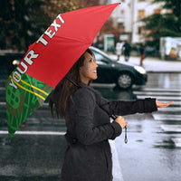 Custom Portugal Football Umbrella Coat of Arms Line Art Style - Wonder Print Shop