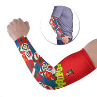 Portugal Football Arm Sleeves Patchwork National Flag Design - Wonder Print Shop
