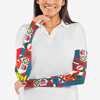 Portugal Football Arm Sleeves Patchwork National Flag Design - Wonder Print Shop