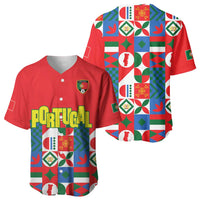 Portugal Football Baseball Jersey Patchwork National Flag Design - Wonder Print Shop