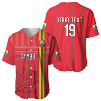 Custom World Football 2026 Wales Baseball Jersey Cymru Together Stronger - Wonder Print Shop