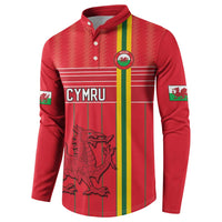 Custom World Football 2026 Wales Button Sweatshirt Cymru Together Stronger - Wonder Print Shop