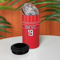 Custom World Football 2026 Wales 4 in 1 Can Cooler Tumbler Cymru Together Stronger - Wonder Print Shop