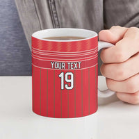 Custom World Football 2026 Wales Ceramic Mug Cymru Together Stronger - Wonder Print Shop