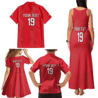 Custom World Football 2026 Wales Family Matching Tank Maxi Dress and Hawaiian Shirt Cymru Together Stronger - Wonder Print Shop
