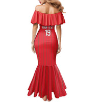 Custom World Football 2026 Wales Mermaid Dress Cymru Together Stronger - Wonder Print Shop