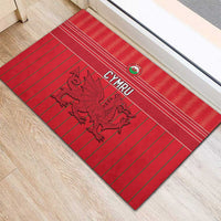 World Football 2026 Wales Rubber Doormat Cymru Together Stronger - Wonder Print Shop