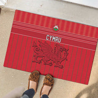 World Football 2026 Wales Rubber Doormat Cymru Together Stronger - Wonder Print Shop