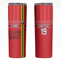 Custom World Football 2026 Wales Skinny Tumbler Cymru Together Stronger - Wonder Print Shop