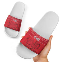 World Football 2026 Wales Slide Sandals Cymru Together Stronger - Wonder Print Shop