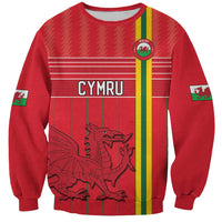 Custom World Football 2026 Wales Sweatshirt Cymru Together Stronger - Wonder Print Shop
