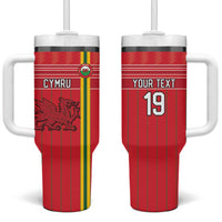 Custom World Football 2026 Wales Tumbler With Handle Cymru Together Stronger - Wonder Print Shop