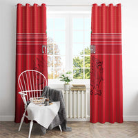 World Football 2026 Wales Window Curtain Cymru Together Stronger - Wonder Print Shop