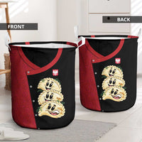 Poland Pierogi Laundry Basket Polish National Dumplings