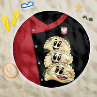 Poland Pierogi Beach Blanket Polish National Dumplings
