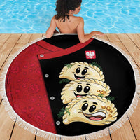 Poland Pierogi Beach Blanket Polish National Dumplings