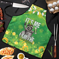 Funny Raccoon St Patrick's Day Apron It's Me I Am the Shenanigans