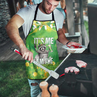 Funny Raccoon St Patrick's Day Apron It's Me I Am the Shenanigans