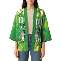 Funny Raccoon St Patrick's Day Kimono It's Me I Am the Shenanigans