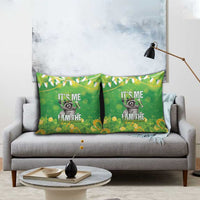 Funny Raccoon St Patrick's Day Pillow Cover It's Me I Am the Shenanigans