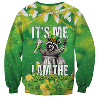 Funny Raccoon St Patrick's Day Sweatshirt It's Me I Am the Shenanigans